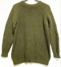 Right-on ニット　カーキ M