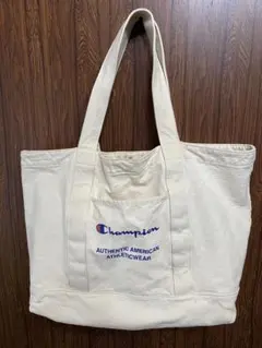 Champion トートバッグ キャンバス ホワイトのサムネイル