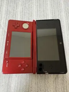 Nintendo 3DS 本体 コスモブラック×レッド