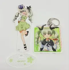 激レア　ガールズ＆パンツァー 最終章　アンチョビ　十二支モチーフ缶バッジ 激レア ガールズ＆パンツァー 最終章 アンチョビ 十二支モチーフ缶