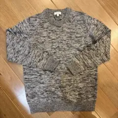 BEAUTY & YOUTH グレー系ニットセーター S