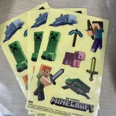 マインクラフトシール　3枚セット