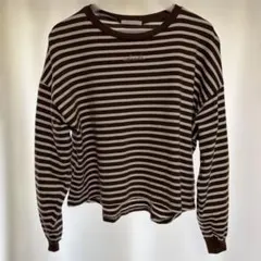ehka sopo エヘカソポ ボーダー 長袖Tシャツ