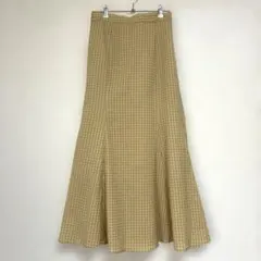 earth music & ecologyアース⁂ギンガムチェックロングスカート