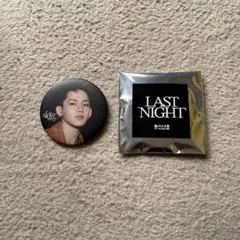 treasure ヒョンソク LASTNIGHT 缶バッジ