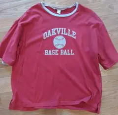 OAKVILLE BASE BALL 半袖Tシャツ レッドのサムネイル