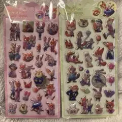 新品未開封 ズートピア 立体シール ボンボンドロップシール ぷっくりシール