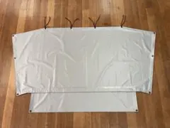 ハーフサイズ スロープ型 軽トラック荷台シートシルバーグレー - メルカリ