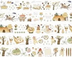 木子杉 さん マスキングテープ ダイカットのサムネイル