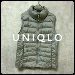 ✴️ユニクロ　ウルトラライトダウンベスト　レディース　グレー　М