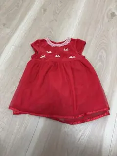 ★売り切り★BeBe 半袖ベロアワンピース　トップス　M