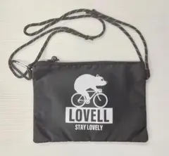 【未使用品】LOVELL　リップストップサコッシュ　ブラック