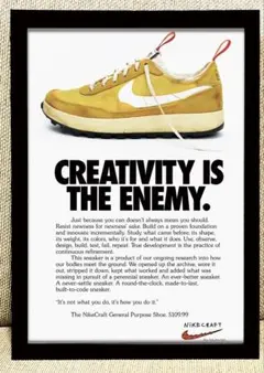266 NIKE アートポスター　アメリカンレトロ　額付き