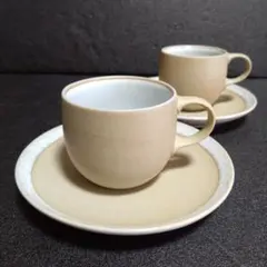 未使用 波佐見焼 白山陶器 カップ&ソーサー2客 森正洋　ティータイム　お祝い