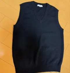 スクールベスト 紺色 ニットベス 小中高生