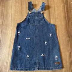 プティマイン　スヌーピー　ジャンバースカートM