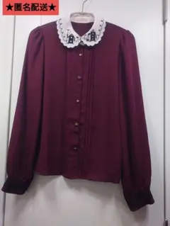 【axes femme/アクシーズファム】ふしぎの国のアリス／ブラウス(ワイン)のサムネイル
