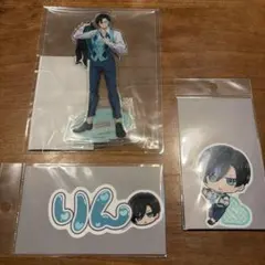 【新品】ばろばろカフェ　糸師凛セット　ステッカー　アクスタ