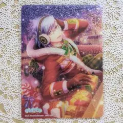 うたプリ ビジュコレ クリアカード クリカ ホーリーナイトサンタクロース 藍 ①