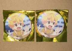 鬼滅の刃　お月見2022 和紙風缶バッジ　我妻善逸