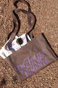 新品未使用 ピモンテPMT刺繍 ベージュエコバッグ ピモンテ 刺繍 エコバッグ ベージュ - メルカリ