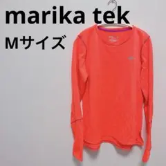 marika tek パフォーマンスTシャツ Mサイズ 蛍光オレンジ 長袖