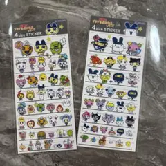 たまごっちのプチプチおみせっちしりーず　4サイズステッカー　２枚セット