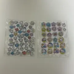 あわわちゃんボンボンドロップシール　おはじきシール