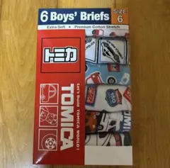 トミカ TOMICA 男の子用 パンツ ブリーフ 6枚セット