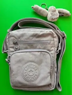 キプリング　Kipling ショルダーバッグ　グレー
