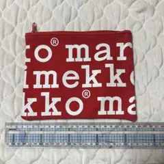 marimekko マリメッコ ポーチ レッド