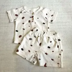 ワッフル生地　セットアップ　73センチ