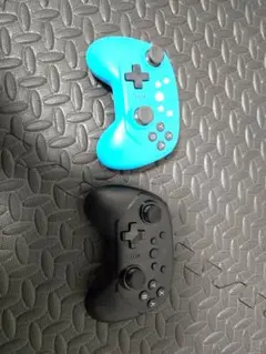 Nintendo Switch コントローラー 青 黒 2個セット 社外品