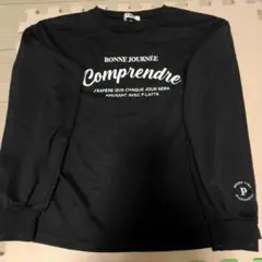 ピンクラテ 黒 長袖カットソー Lサイズ