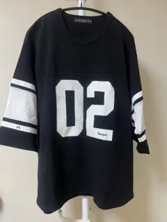 超美品！roarguns ナンバリングTシャツ 02 異素材切替　サイズ4のサムネイル