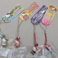 ご当地ハローキティ ストラップ 4個セット