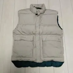80s Woolrichベージュ ダウンベスト 古着 - メルカリ