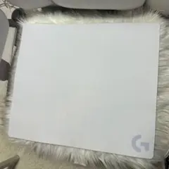 美品　ロジクール　オーロラコレクション　マウスパッド　ホワイト　白