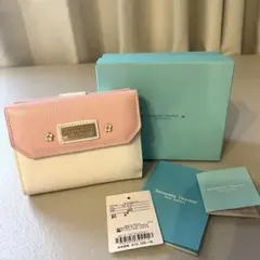 【新品未使用箱付き】✨サマンサタバサ プチチョイス バイカラー折財布 ピンク×白