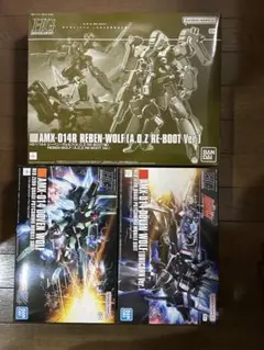 HG ガンプラ 6点セット バイアラン ドーベンウルフ リックドムII 他 HG ガンプラ 6点セット バイアラン ドーベンウルフ リックドムII 他