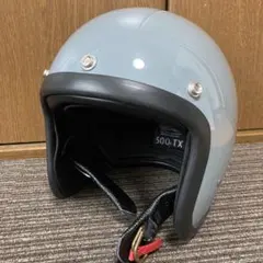 500-TX グレー ジェットヘルメット　装飾品 公道使用不可 500-TX スモールジェットヘルメット スタンダード