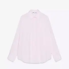 ZARA ストライプポプリンシャツ　エスト