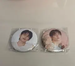 txt ヨンジュン　カプセルトイ　 缶バッジ　２個セット