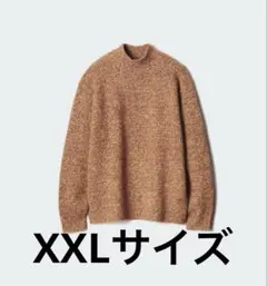 ユニクロ JW ANDERSON スフレヤーンモックネックセーター オレンジ