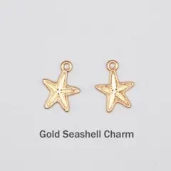 シェルチャーム ゴールド ネックレス ピアス 等に２個セット 新品・高品質