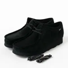 Clarks Wallabee GTX ブラックスエード UK7 新品未使用