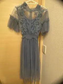 オケージョンドレス水色