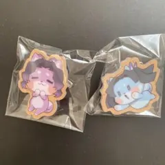 鬼滅の刃 バレンタイン&ホワイトデー アニマルクッキーバッジ