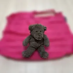 Actually ぬいぐるみ付き エコバッグ ピンク