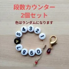 段数カウンター 2個セット 色はランダムです ニットマーカー